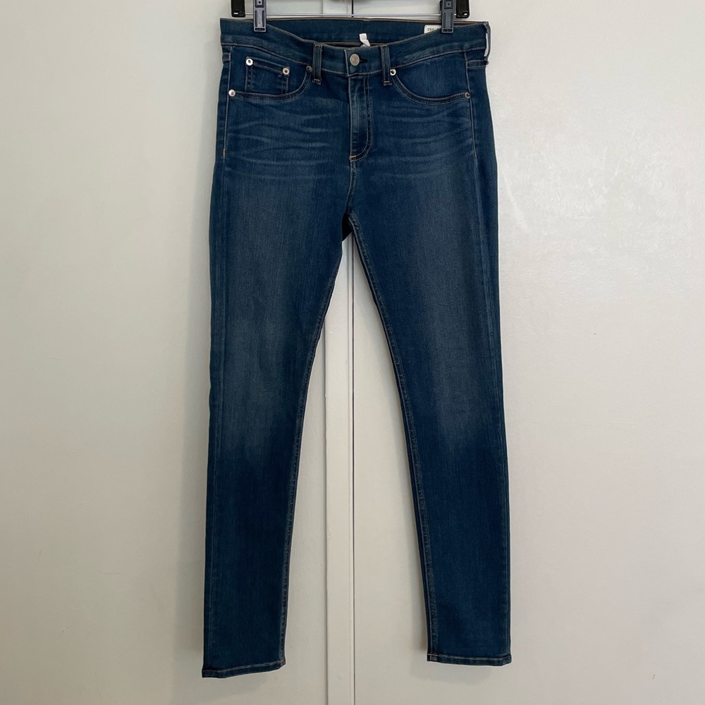 Rag & Bone Jeans Skinny Joshua Blue Denim Jeans 31